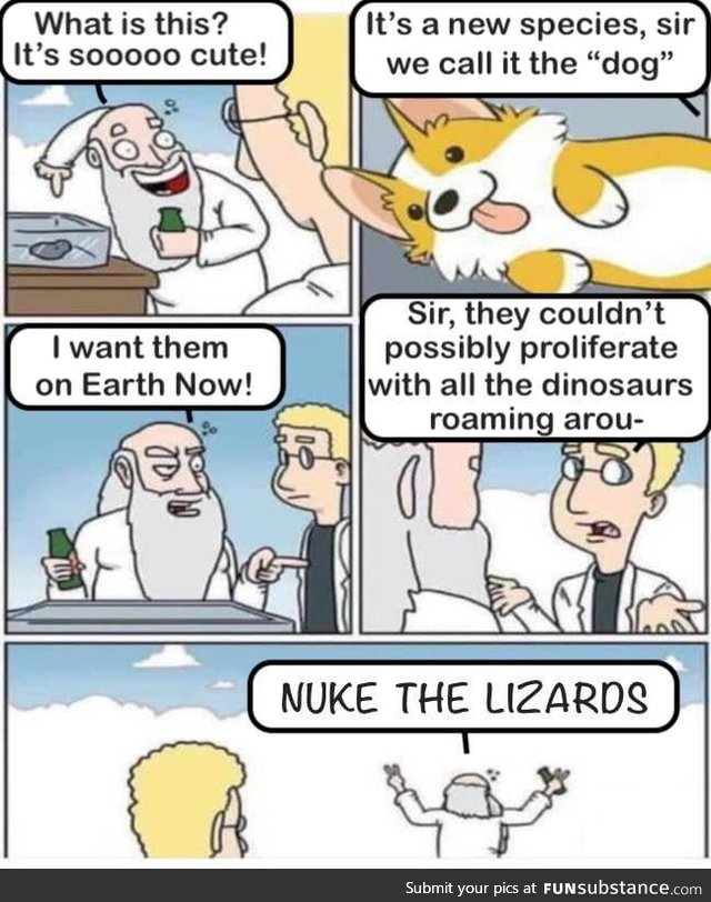 Be gone T-Rex!