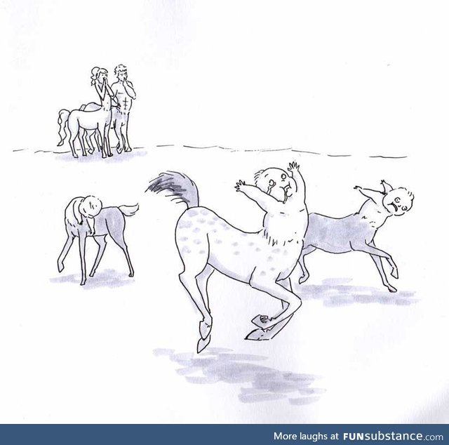 When centaurs are babies
