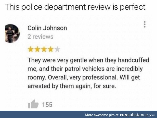 This police departments review