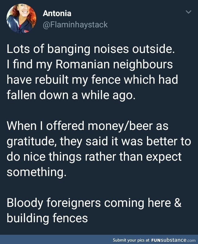 Good fences make good neighbors!