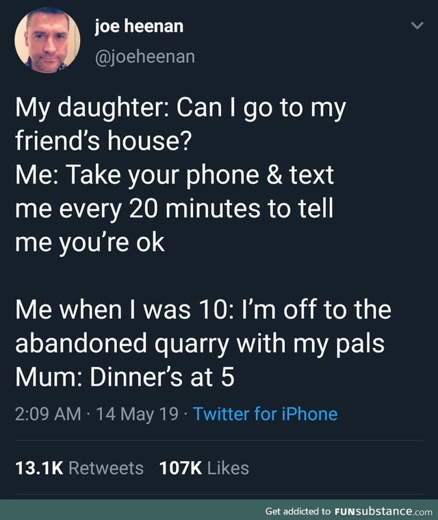 The good old days