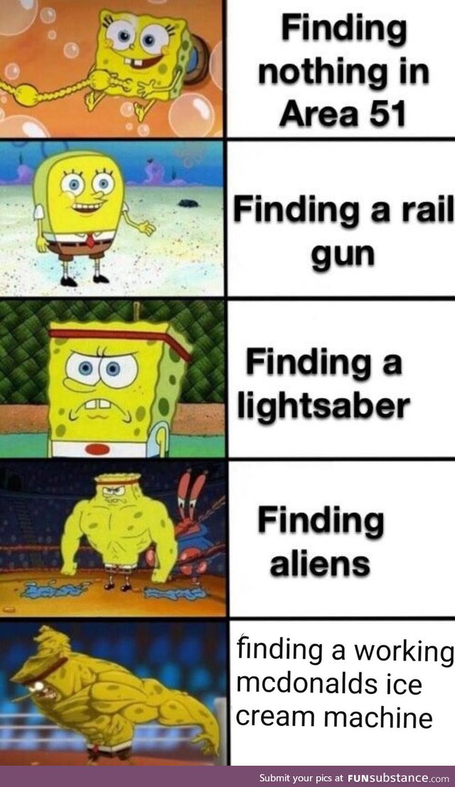Area 51 machine broke