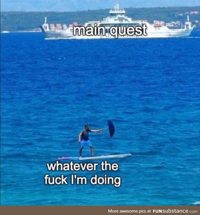 Me in every RPG minding my own buisness