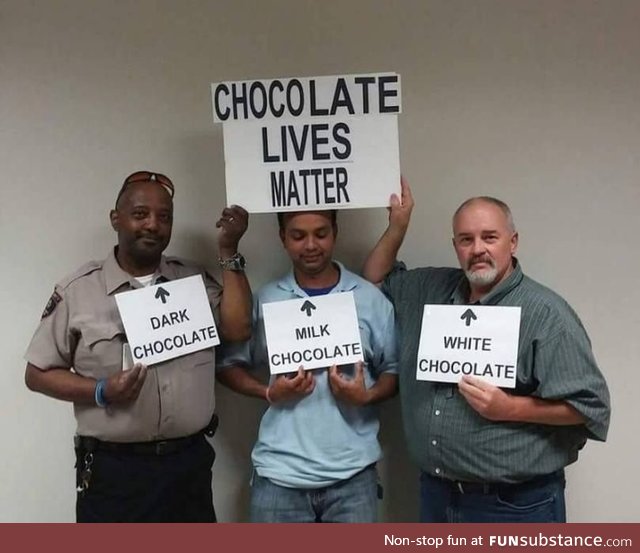 Chocolate lives matter!