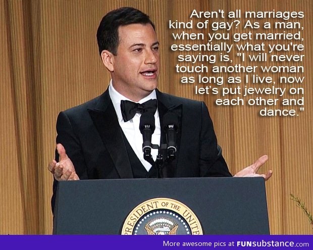 Jimmy kimmel on gay marriage