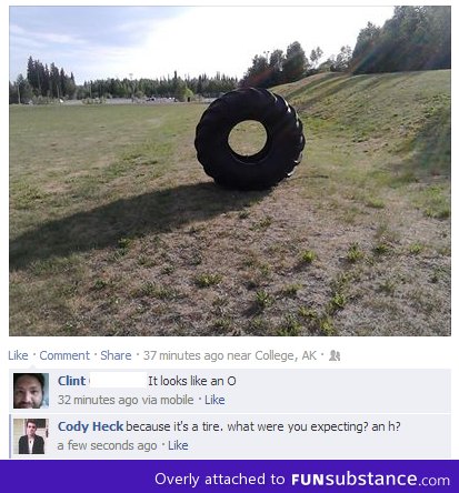 You expecting an H?