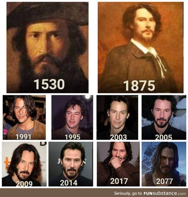 Keanu Reeves in 2077