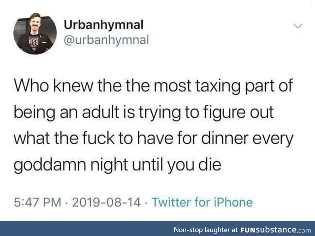 Pizza, Indian, tacos, repeat