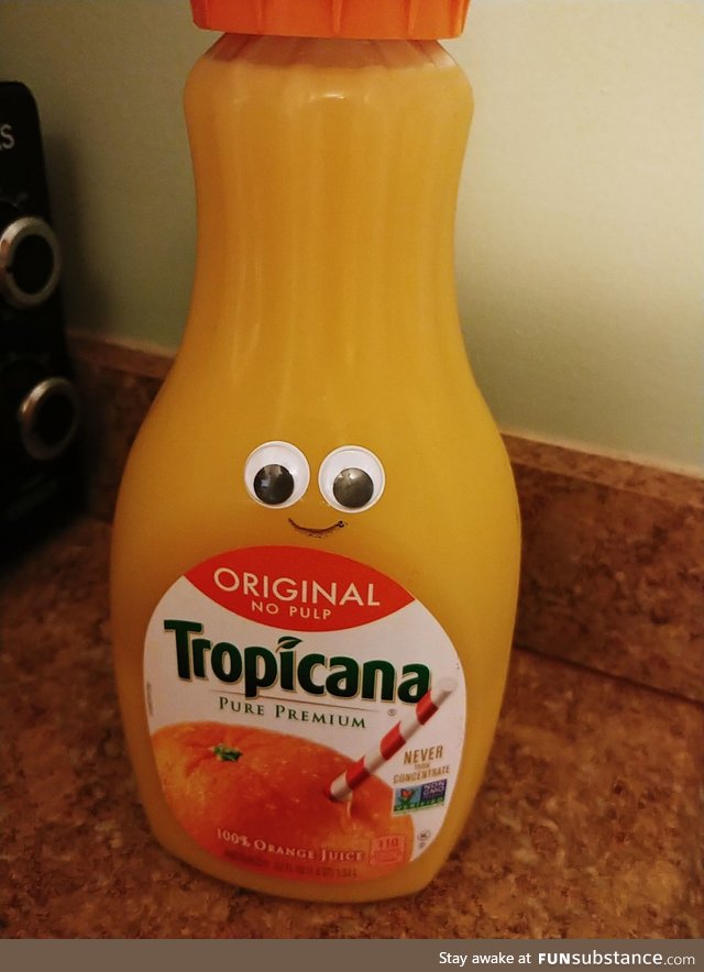 Day 3 of googly eyeing things around the house. Wife wasn't annoyed at all, called it