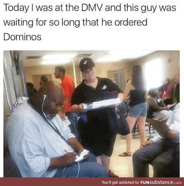 I don't blame him