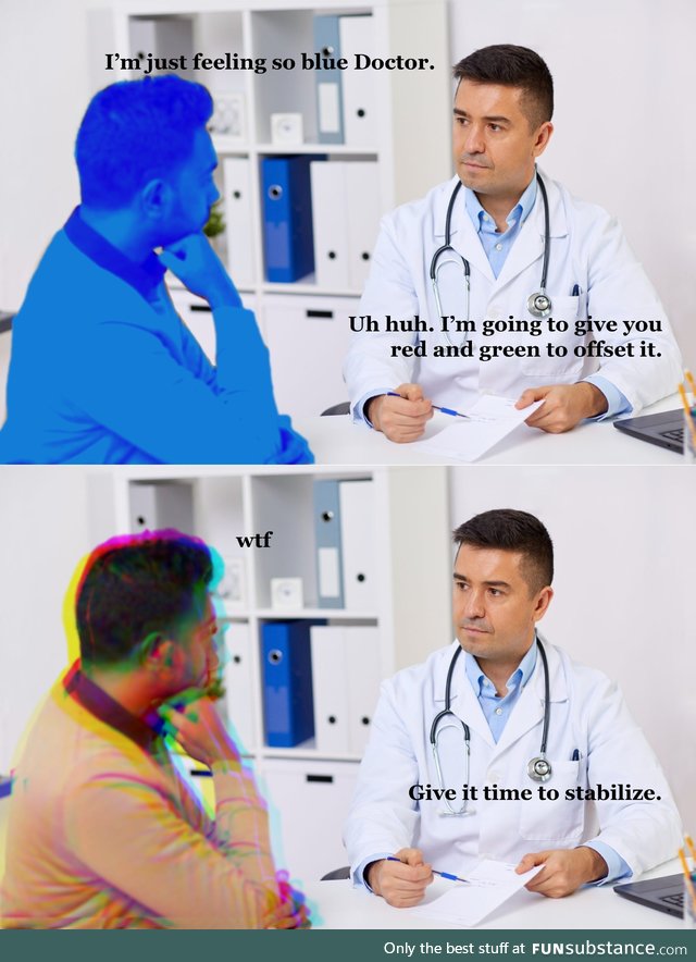 I'm blue