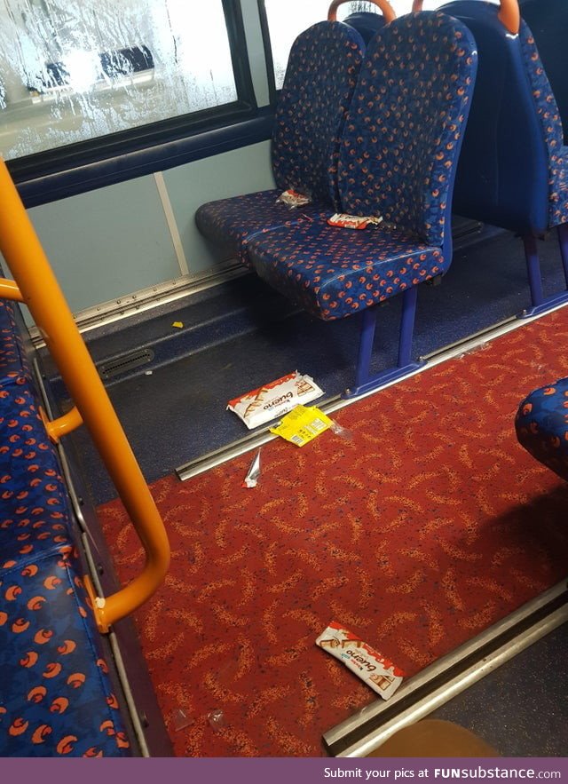 People who do this on buses should be blacklisted from public transport