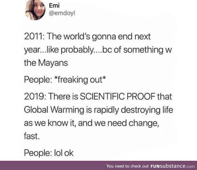 Maybe we should do something