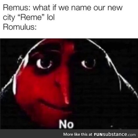 Rome wasn't named in a day