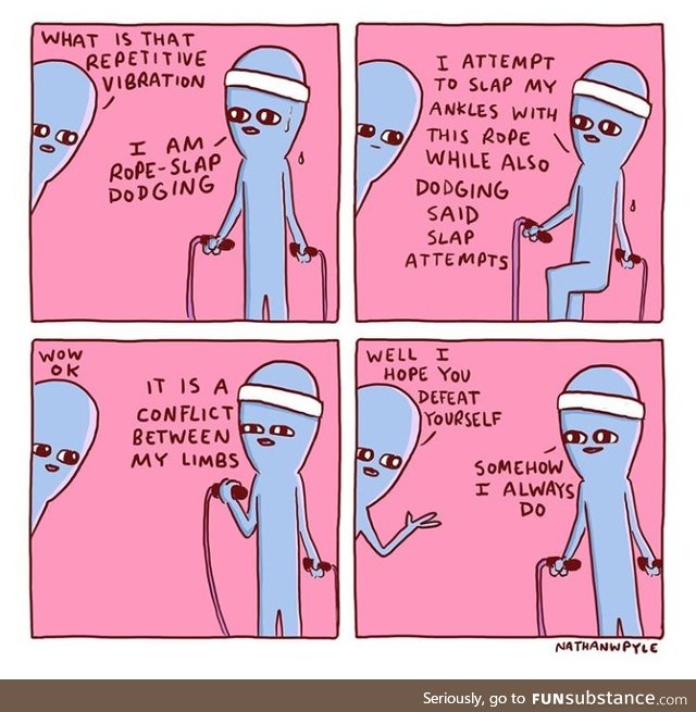 Defeat yourself