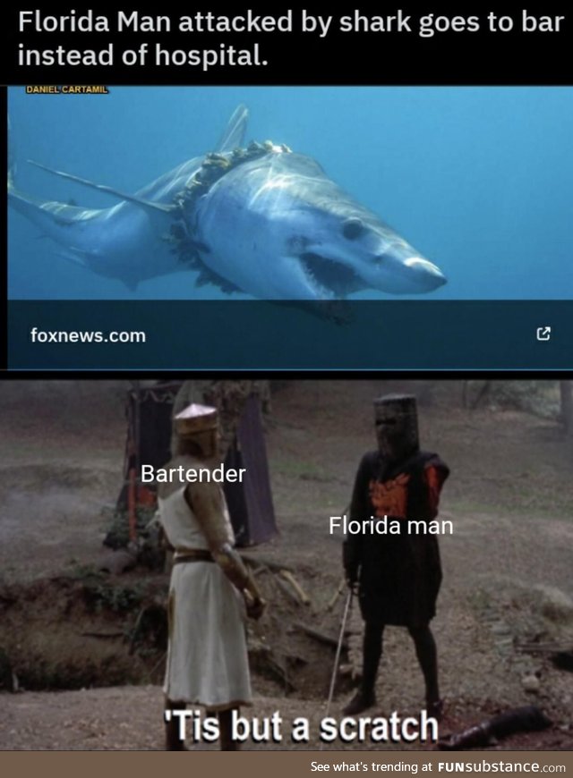 It’s only a flesh wound