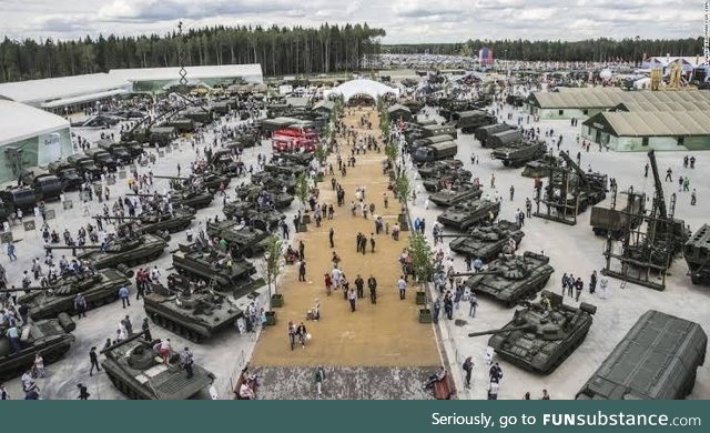 Russia opened a 'Military Disneyland' called Patriot Park, where visitors, including