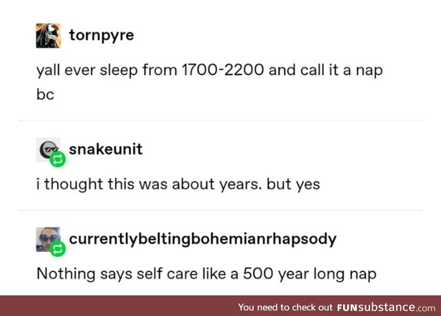 When you love sleep