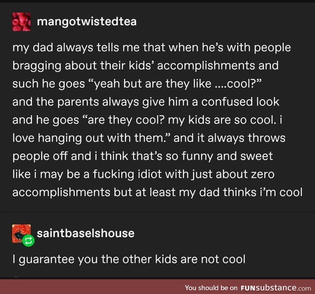 Wholesome dad