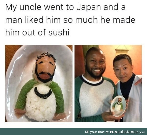 Wholesome sushi!