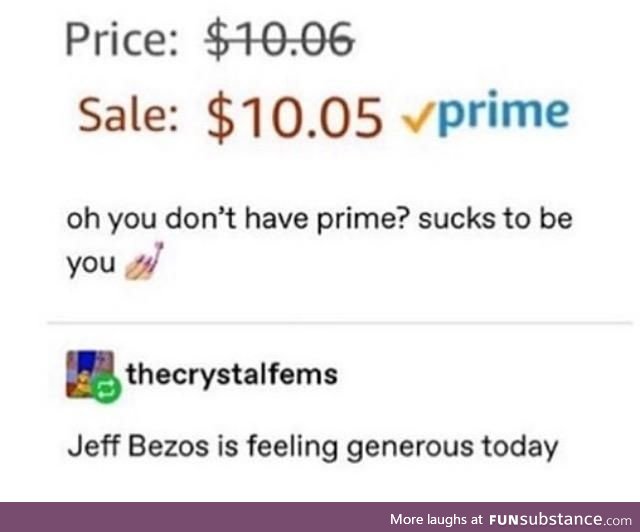He’s being too nice