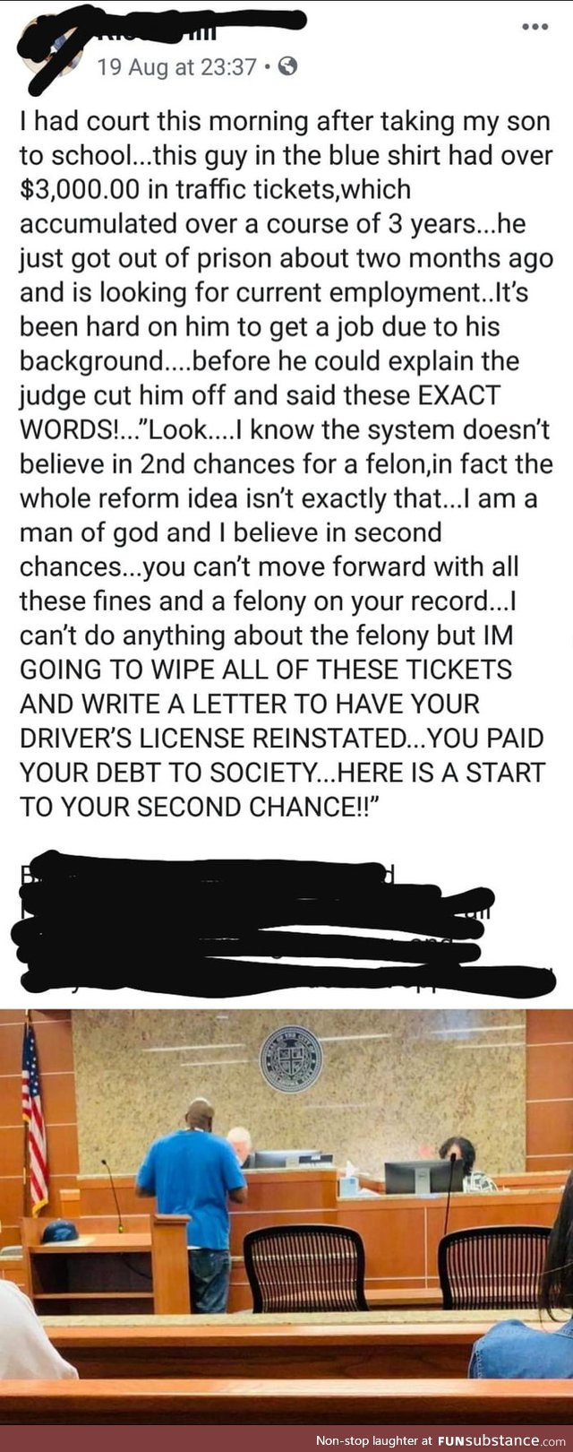 BroJudge wipes slate clean so man can get back up