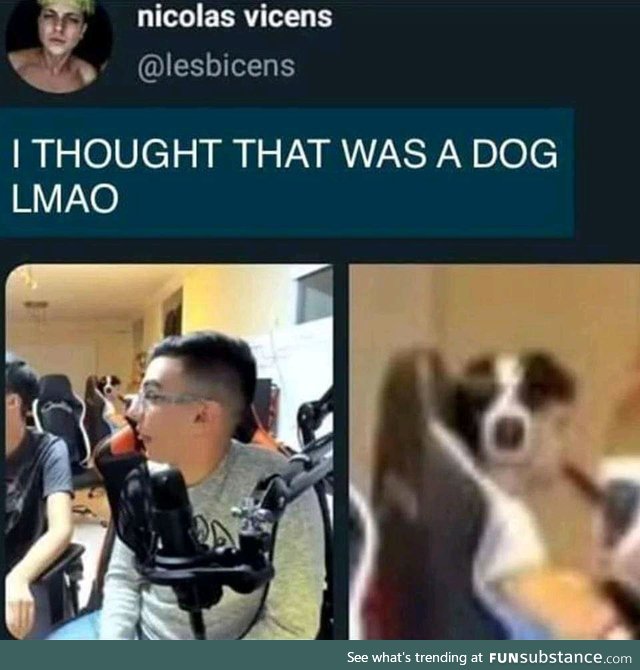 And I thought he was looking right at the camera