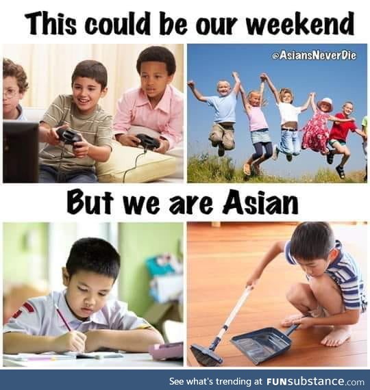 Asian kids felt that