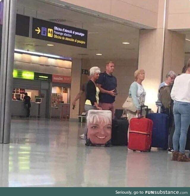 A good way to make sure nobody steals your luggage