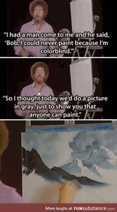 We all love Bob Ross