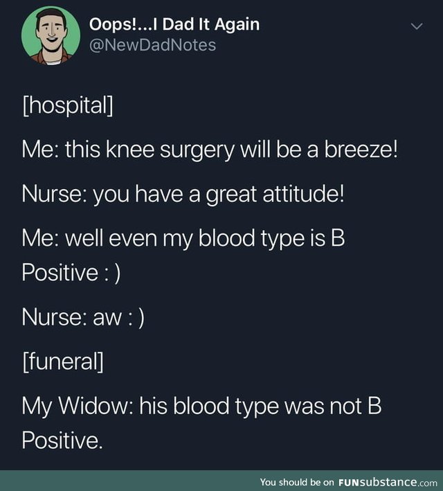 Don't B Negative :(