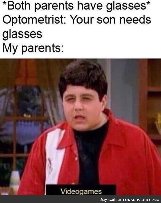 I wont say that videogames dont play any parts tho