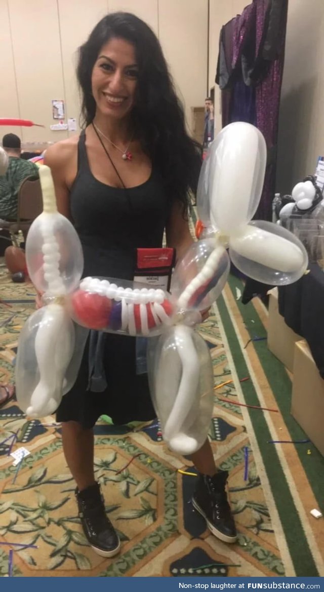 Balloon animal skill: 100