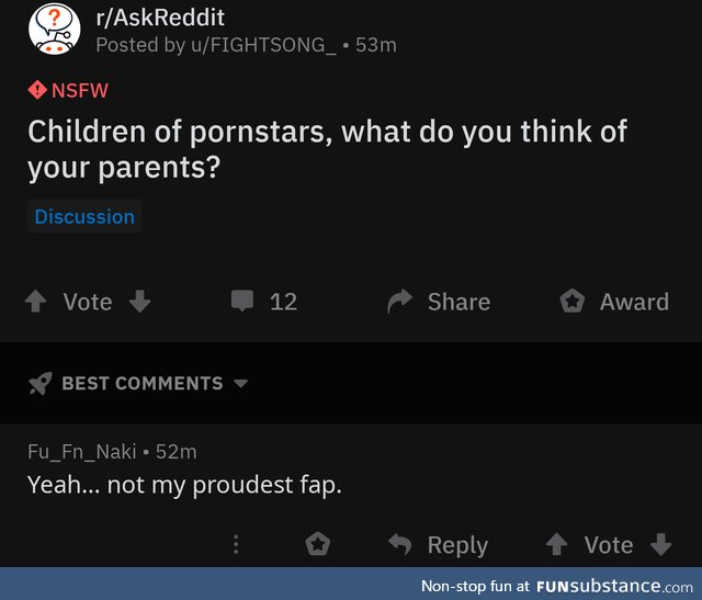 Would you watch your parent's sextape?