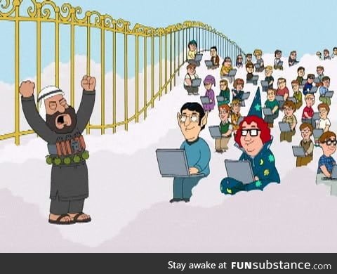 Al-Baghdadi enraged after meeting his 72 virgins in paradise
