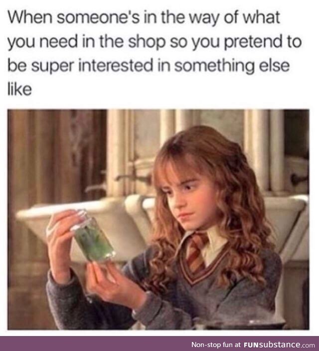 You'll never spend so much time pretending to be fascinated by the mundane
