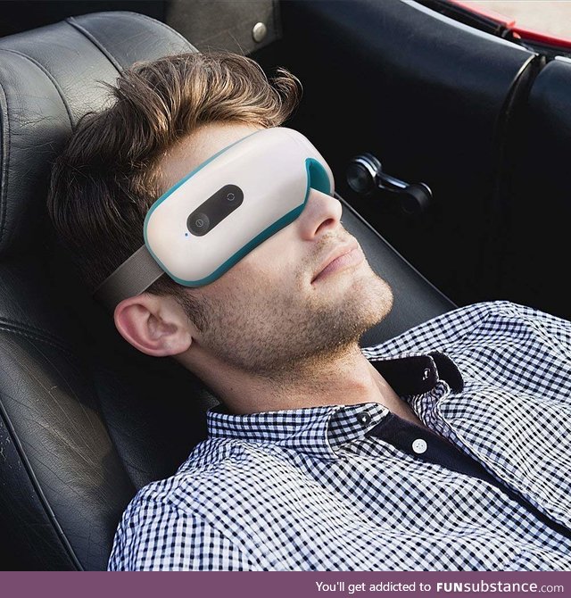 Eye Massager with Heating,Vibration, Music and Air Pressure for Eye Fatigue