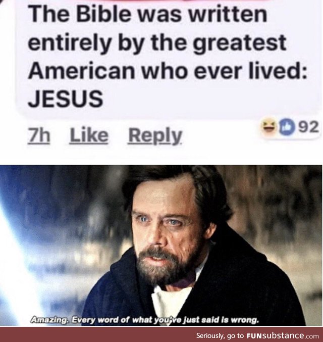 Blue eyed american jesus