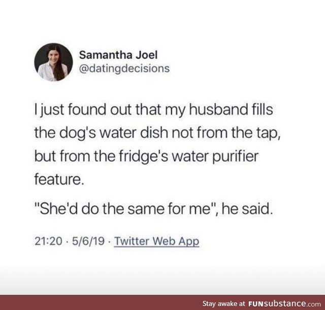 She deserves it