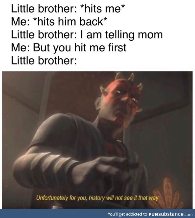 History is written by the first one to tattle
