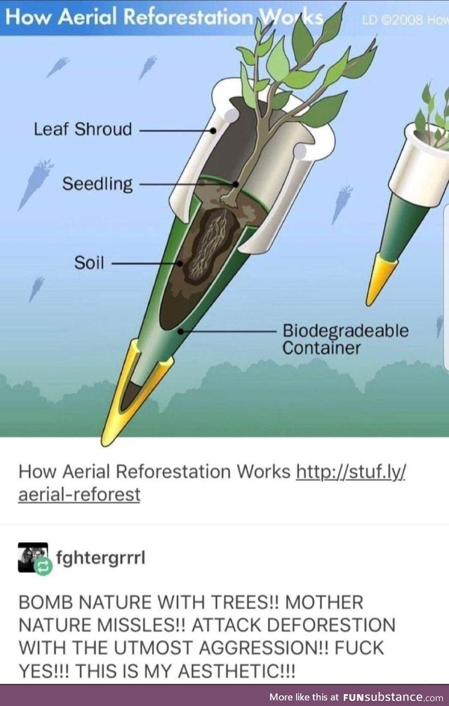Bomb nature with nature