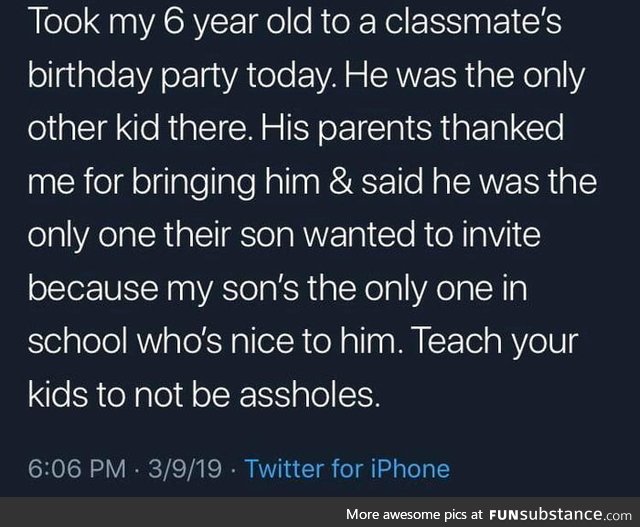 So many little kids are corrosive