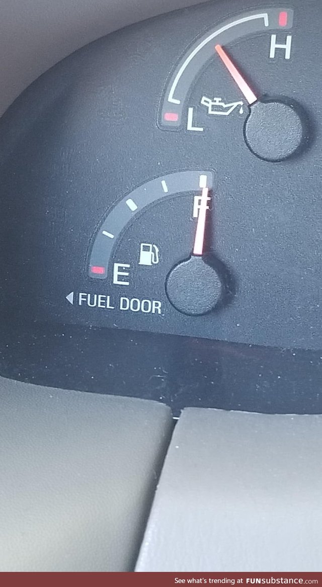 It's a little thing, but its first time I've been able to afford a full tank of