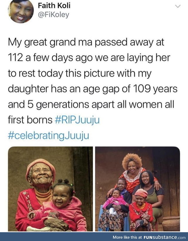 Going back five generations is amazing!