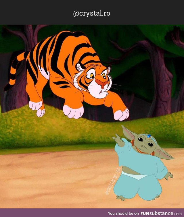 Turned Baby Yoda Into Disney Princesses 5