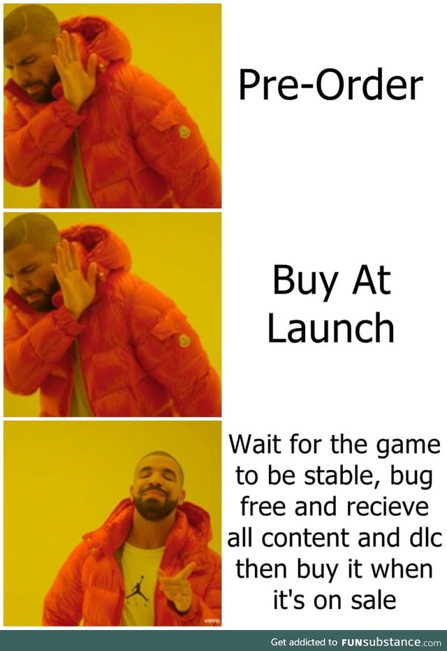 Me buying a PC game in 2019