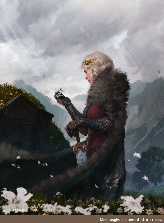 Symbelmyn&euml; ( &Eacute;Owyn on the Th&eacute;Oden's grave ) This one take me