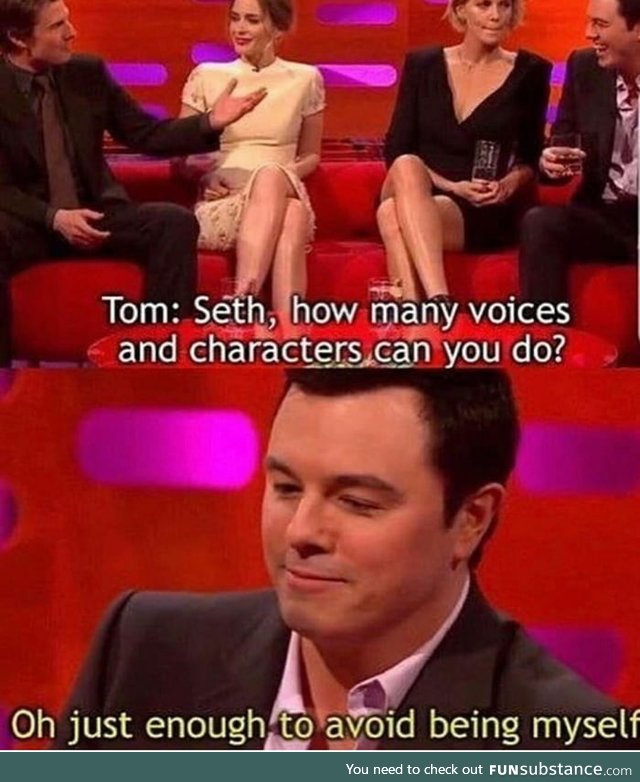 Seth MacFarlane is kinda awesome