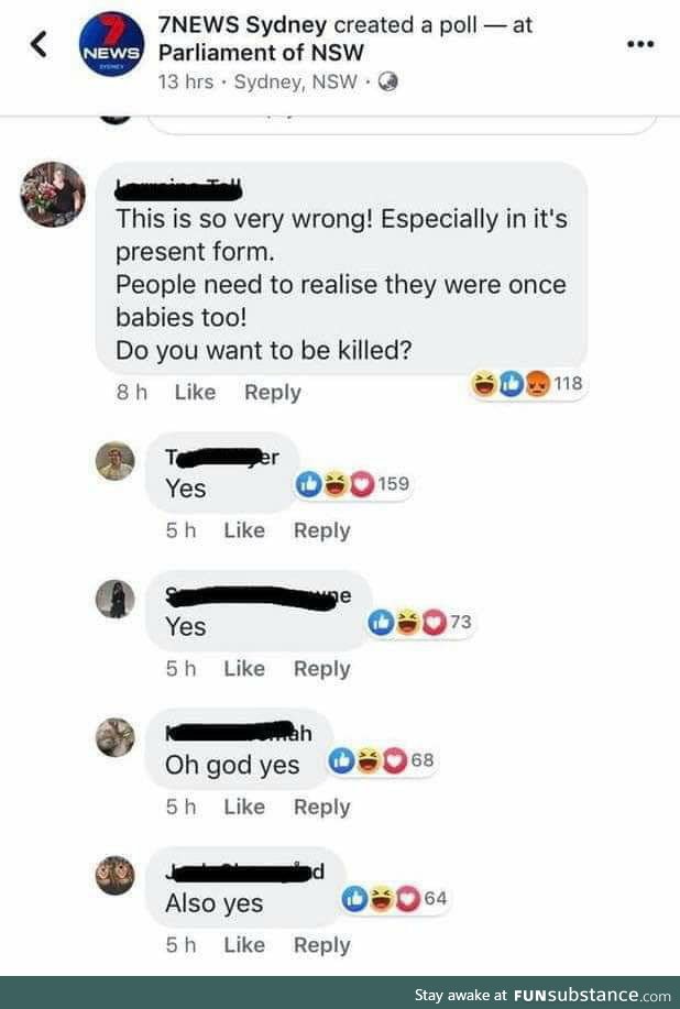 When you try to prove abortion is wrong and it backfires