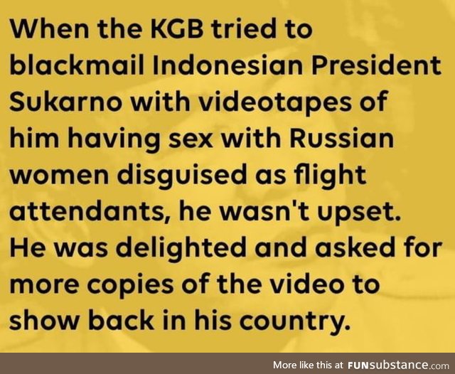 Mad lad sukarno